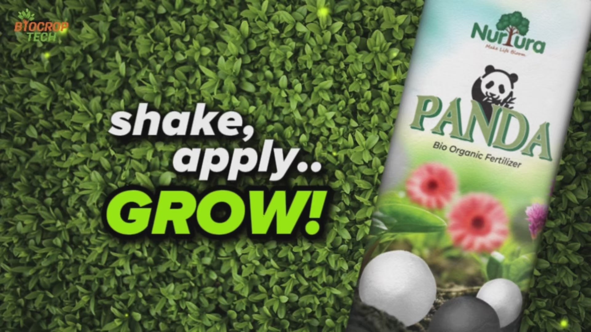 Load video: How to use Panda bio-organic fertiliser